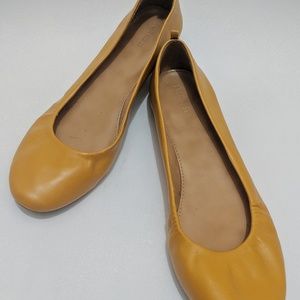 Forever 21 Ballet Flats in Mustard Yellow 8.5